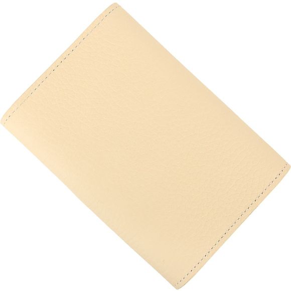 Portefeuille Capucines Compact Accessory Leather Beige Wallet - Picture 2 of 7